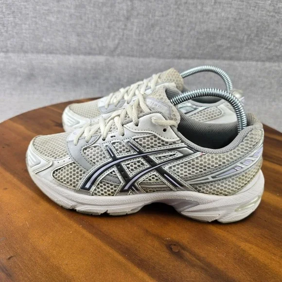 Asics Gel-1130 Womens Running Shoes White Silver 1202A164 Size 7.5 US - Picture 2 of 14